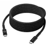 dbramante1928 Copenhagen USB-C na USB-C pletený kábel 1m čierny