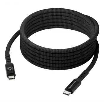 dbramante1928 Copenhagen USB-C na USB-C pletený kábel 1m čierny