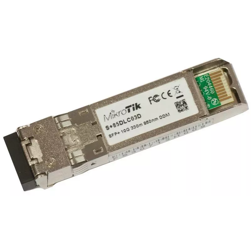 MikroTik S+85DLC03D 10G SFP+ 850nm multimódový LC transceiver, 300m