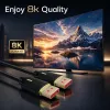 QOLTEC DisplayPort kábel M/M v2.1 80G 0,5 m