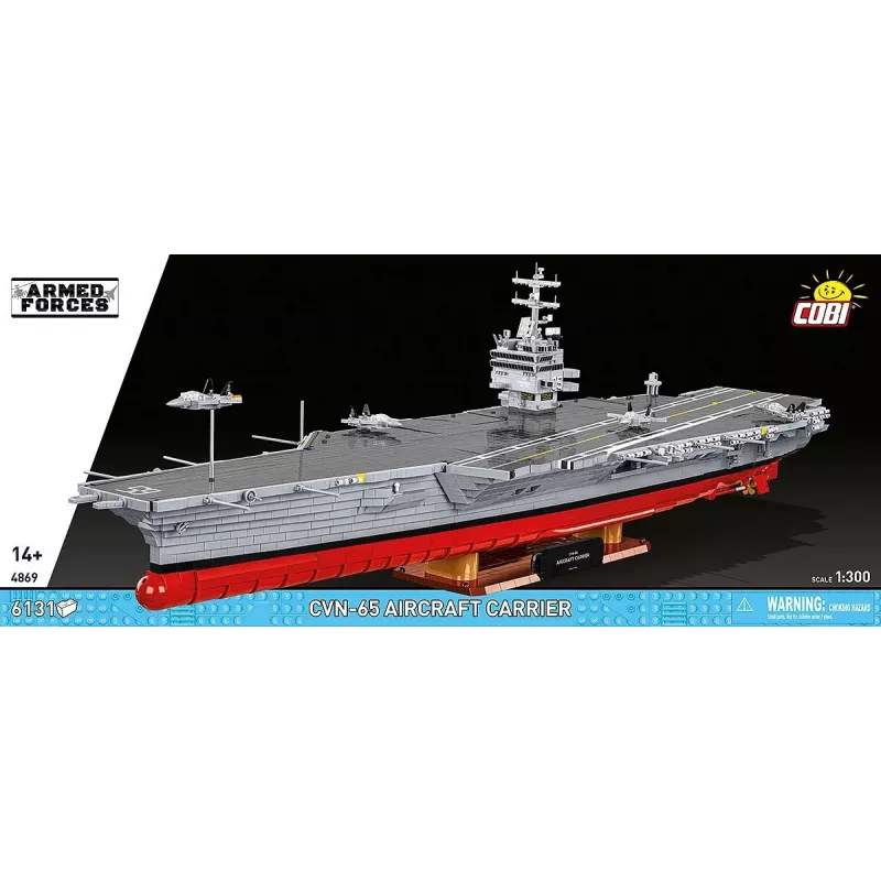 COBI 6131 PCS HC WWII /4869/ CVN-65 lietadlová loď stavebnica