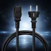 QOLTEC 54627 Schuko na IEC C13 napájací kábel 3m 3x1mm² čierny