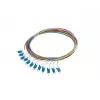 LANBERG Pigtail SM LC/UPC Semi-Tight 9/125 G657A1 12x2m viacfarebný