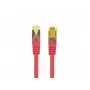 LANBERG Cat.6A S/FTP LSZH medený patch kábel 20m červený - Fluke testovaný