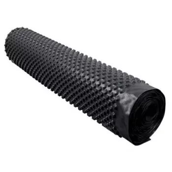 HDPE nopová fólia pre vertikálnu izoláciu základov 1,5 m x 20 m (30 m²) - čierna