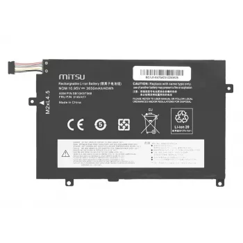 MITSU batéria 01AV411 pre Lenovo ThinkPad E470 E475 3650 mAh (40 Wh) 10,95 V
