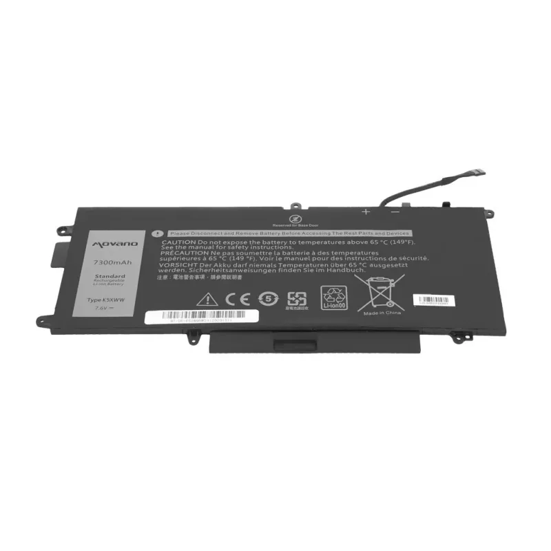 MOVANO batéria K5XWW pre Dell Latitude 5289 7390 2-in-1 - 7300 mAh (55 Wh)
