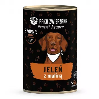 Paka Zwierzaka Seventh Heaven jeleň s malinou 400g mokré krmivo pre psov