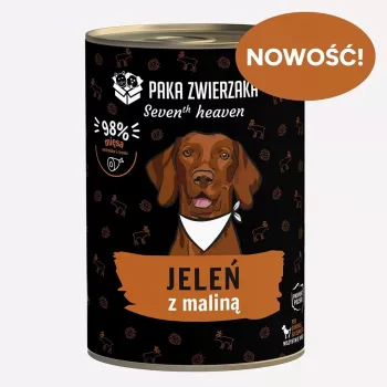 Paka Zwierzaka Seventh Heaven jeleň s malinou 400g mokré krmivo pre psov