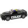 LEAN TOYS policajné auto 1:14 RC vozidlo so svetlami a zvukmi čierne