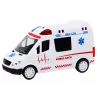 LEAN TOYS 1:16 RC sanitka so svetlom a zvukom - biela