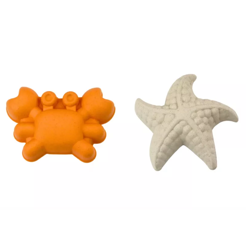 LEAN TOYS Sada na piesok - vedierko, mlynček, sitko, 3 pastelové formičky (6 dielov)
