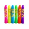 LEAN TOYS Sada na maľovanie na tvár neonové fluorescenčné fixky 6 ks