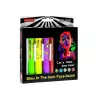 LEAN TOYS Sada na maľovanie na tvár neonové fluorescenčné fixky 6 ks