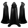 LEAN TOYS Plášť s kapucňou karneval Halloween čierny 150cm