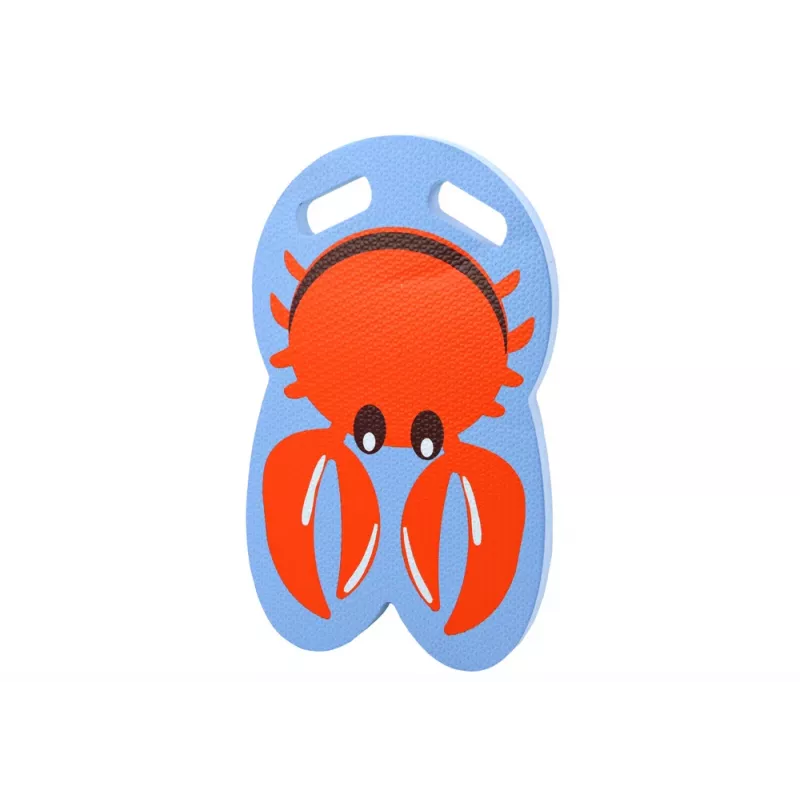 LEAN TOYS Crab Blue plávacia doska z peny pre deti - EVA kickboard, plávacia pomôcka, EN71