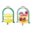 LEAN TOYS sada sladkostí torta cupcakes drevený stojan