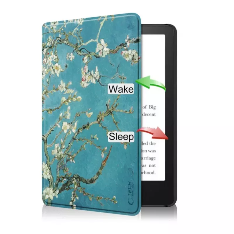Tech-Protect SmartCase puzdro pre Kindle Paperwhite 2024 / Colorsoft / Signature Edition, sakura