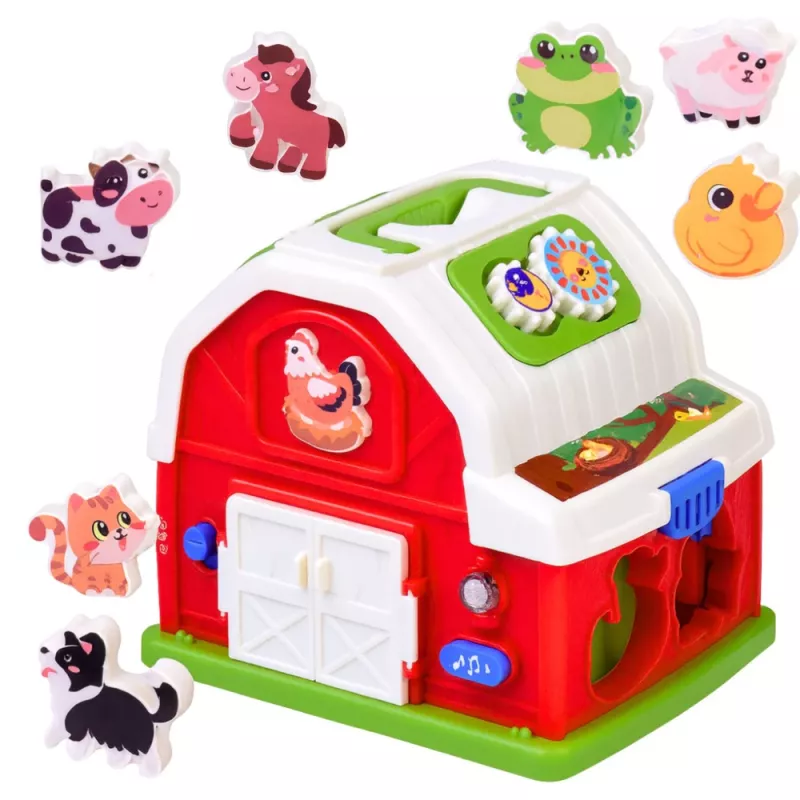 LEAN TOYS interaktívna farma s hudbou, zvieratami, svetlami a zvukmi