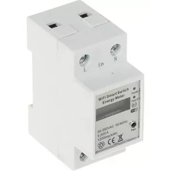 Smart elektromer Wi-Fi Tuya jednofázový 80A DIN lišta monitor energie