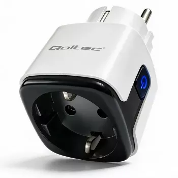 QOLTEC Smart WiFi zásuvka 16A s monitorovaním energie a časovačom