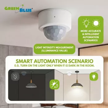 GREENBLUE Tuya Zigbee pohybový senzor GB740
