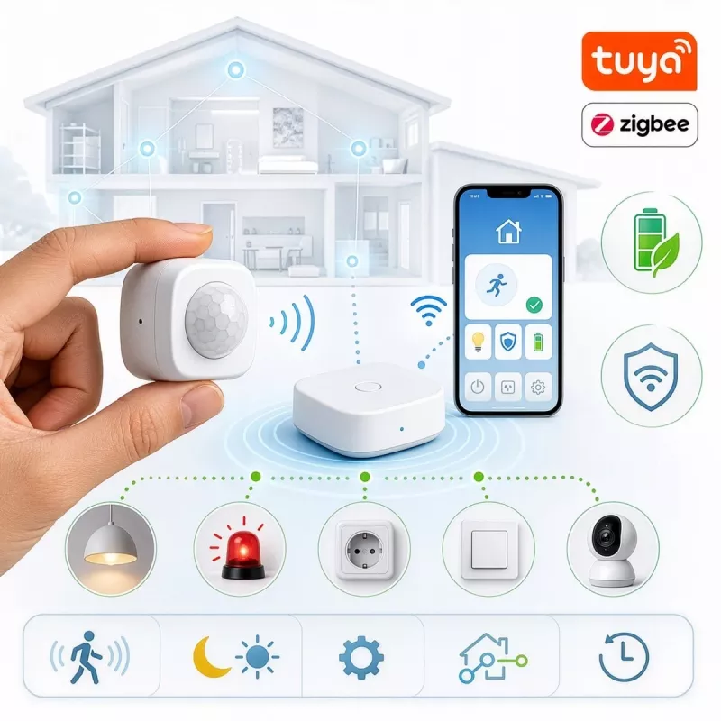 GREENBLUE Tuya Zigbee pohybový senzor GB740