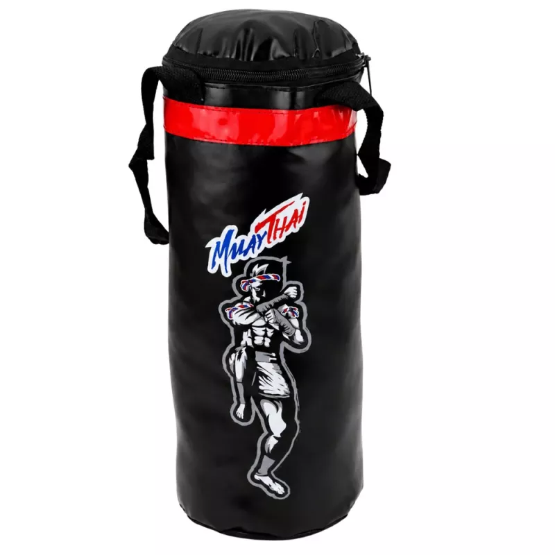 LEAN TOYS Detská sada Muay Thai boxovacieho vreca s rukavicami 40x14cm S