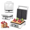 MPM MGO-41 vaflovač 1600W biela – belgický vaflovač s nepriľnavými platňami