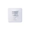 MACLEAN MCE18 PIR detektor pohybu s rozpoznávaním zvuku, nástenná montáž, 160°, 1200W, biela