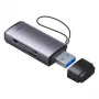 Baseus USB 3.0 2-in-1 čítačka SD a microSD kariet – sivá
