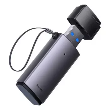 Baseus USB 3.0 2-in-1 čítačka SD a microSD kariet – sivá