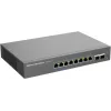 Grandstream GWN7721P Layer 2 Lite Managed 2,5-Gigabit PoE+ switch, 5 portov (4x 2,5G PoE+, 1x 2,5G), 60W budget, bez ventilátora, cloud/web správa