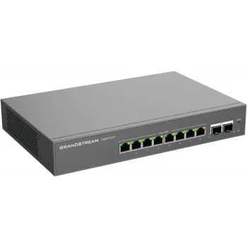 Grandstream GWN7721P Layer 2 Lite Managed 2,5-Gigabit PoE+ switch, 5 portov (4x 2,5G PoE+, 1x 2,5G), 60W budget, bez ventilátora, cloud/web správa