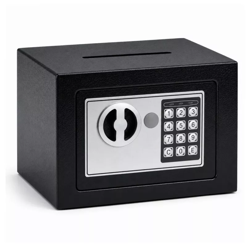 LEAN elektronický trezor na dokumenty, peniaze, kód, núdzový kľúč 6L