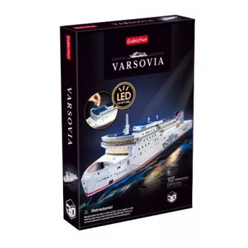 CubicFun 3D puzzle - model lode MS Prom Varsovia, 150 dielikov, 44 cm po zložení, stredná náročnosť, od 8 rokov