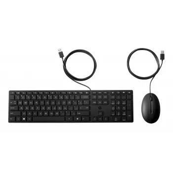 HP Wired Desktop 320MK kombinácia myši a klávesnice - čierna
