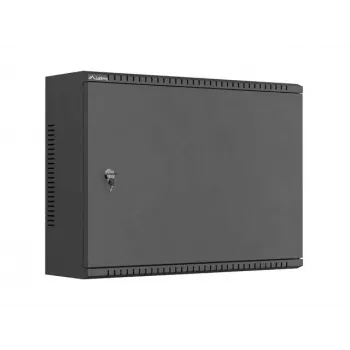 LANBERG TPR 19 nástenný sieťový rozvádzač 4U s mesh dverami 560x420x180 mm čierny (zmotovaný)