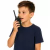 LEAN TOYS vysielačka USB potlačenie hluku čierna dosah 200M