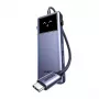 UGREEN USB-C hub 7-in-1 s 3x USB 3.0, HDMI 4K, Gigabit Ethernet, 100W PD, Space Grey