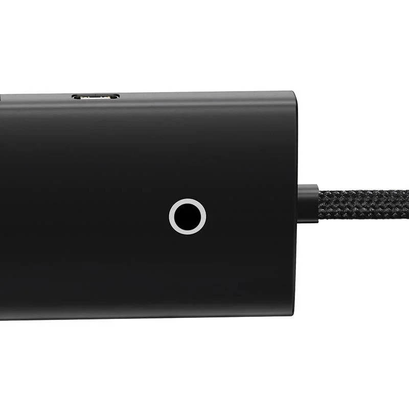 Baseus Lite Series 4-port USB 3.0 hub - 5Gbps, bus-powered, čierny (WKQX030101)