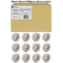G&G 19803 biele samolepiace A4 etikety 105x148mm 4/List 100 Listov (400 etikiet)
