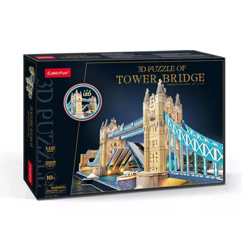 Cubic Fun 3D puzzle Tower Bridge s LED
