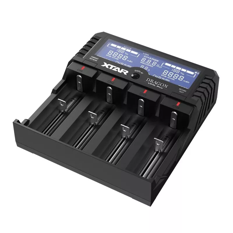 XTAR VP4L Plus Li-ion/Ni-MH/Ni-Cd 18650 Nabíjačka batérií