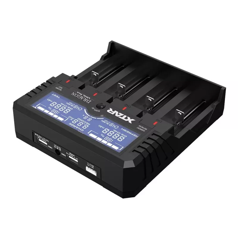 XTAR VP4L Plus Li-ion/Ni-MH/Ni-Cd 18650 Nabíjačka batérií