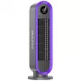 AWEI F52 prenosný vežový ventilátor 3600mAh USB-C nabíjateľný sivý