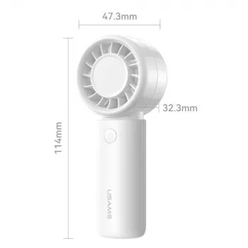 USAMS BC Series ručný ventilátor, ružový, 500mAh