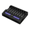 XTAR VC8S USB-C SET Nabíjačka batérií, 3,7V/1,2V