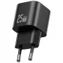 USAMS 25W GaN USB-C rýchlonabíjačka - biela
