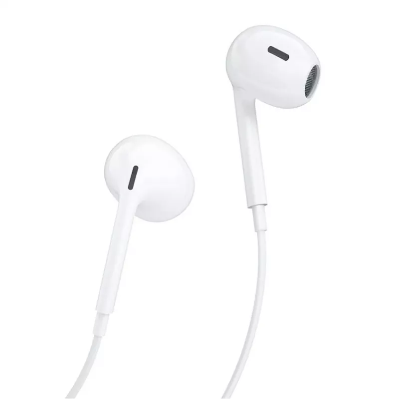 DUDAO X14ProT in-ear slúchadlá s USB-C konektorom, 1,2 m kábel, biela